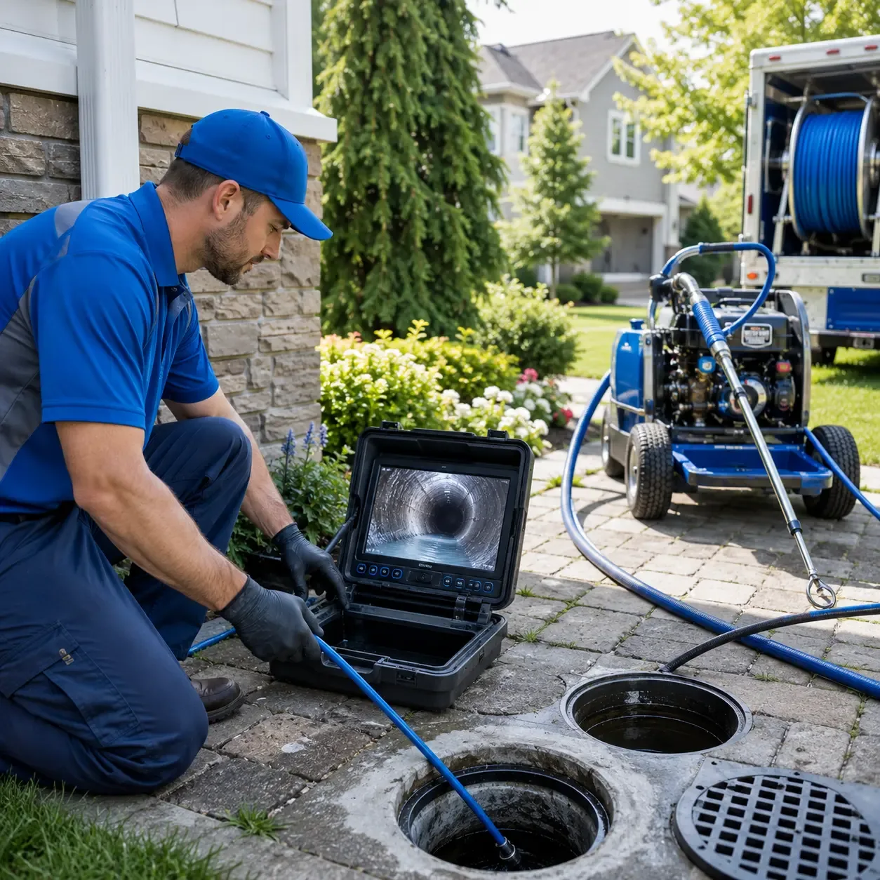 Outdoor drain cleaning professionals serving Calvin, LA